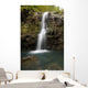 The three Waikani Falls with a clear blue pond on The Road To Hana Wall Mural