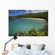 A sunny view of Hamoa Beach with clear ocean on a calm day Wall Mural