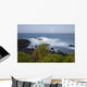 Hawaii, Maui, Hana, The moon rising over soft ocean Wall Mural