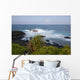 Hawaii, Maui, Hana, The moon rising over soft ocean Wall Mural