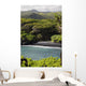 Hawaii, Maui, Hana, The Black Sand Beach of Waianapanapa Wall Mural