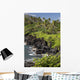 Hawaii, Maui, Hana, The Black Sand Beach of Waianapanapa Wall Mural