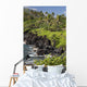 Hawaii, Maui, Hana, The Black Sand Beach of Waianapanapa Wall Mural
