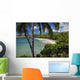 A sunny view of Hamoa Beach with clear ocean on a calm day Wall Mural