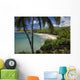 A sunny view of Hamoa Beach with clear ocean on a calm day Wall Mural