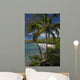A sunny view of Hamoa Beach with clear ocean on a calm day Wall Mural
