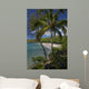 A sunny view of Hamoa Beach with clear ocean on a calm day Wall Mural