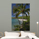 A sunny view of Hamoa Beach with clear ocean on a calm day Wall Mural