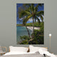 A sunny view of Hamoa Beach with clear ocean on a calm day Wall Mural