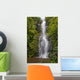 Hawaii, Maui, Wailua Falls, Large falls with lush foliage Wall Mural