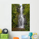 Hawaii, Maui, Wailua Falls, Large falls with lush foliage Wall Mural