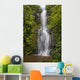 Hawaii, Maui, Wailua Falls, Large falls with lush foliage Wall Mural