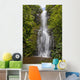 Hawaii, Maui, Wailua Falls, Large falls with lush foliage Wall Mural