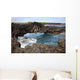 Hawaii, Maui, Hana, Lava rock formation arches over ocean Wall Mural