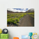 Hawaii, Maui, Haleakala, The hiking trail through the Volcanic Crater Wall Mural