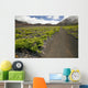 Hawaii, Maui, Haleakala, The hiking trail through the Volcanic Crater Wall Mural