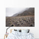 Hawaii, Maui, Haleakala, The hiking trail through the Volcanic Crater Wall Mural