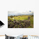 Hawaii, Maui, Kula, A stone wall lines a country road Wall Mural
