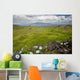 Hawaii, Maui, Kula, A stone wall lines a country road Wall Mural