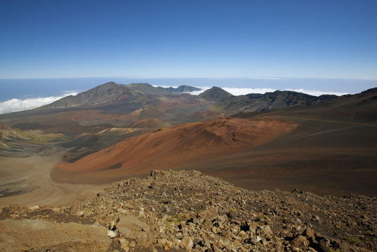 Hawaii, Maui, Haleakala Crater landscape Wall Mural