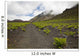 Hawaii, Maui, Haleakala, The hiking trail through the Volcanic Crater Wall Mural