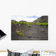 Hawaii, Maui, Haleakala, The hiking trail through the Volcanic Crater Wall Mural