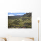 Hawaii, Maui, Haleakala, The hiking trail through the Volcanic Crater Wall Mural