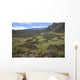 Hawaii, Maui, Haleakala, The hiking trail through the Volcanic Crater Wall Mural