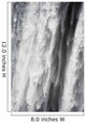 Sheets of water cascading from Vernal Falls Wall Mural