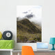 Hawaii, Maui, Haleakala Switchbacks through clouds Wall Mural