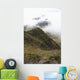 Hawaii, Maui, Haleakala Switchbacks through clouds Wall Mural