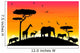 Safari Acacia Animal Wall Mural