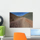 The long trail through colorful lava rock and blue sky Wall Mural