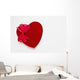 Valentines heart-shaped candy box against white background Wall Mural