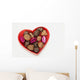 Valentines Heart-shaped Tray with Wall Decal