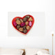 Valentines Heart-shaped Tray with Wall Decal