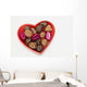 Valentines Heart-shaped Tray with Wall Decal