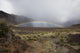 Hawaii, Maui, Haleakala, Crater, A bright, colorful rainbow Wall Mural