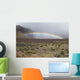 Hawaii, Maui, Haleakala, Crater, A bright, colorful rainbow Wall Mural