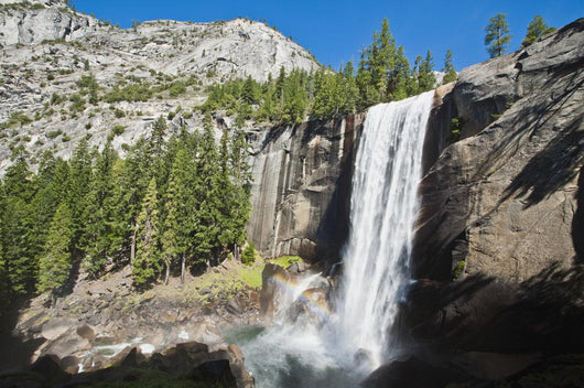 View of Vernal Falls from the Mist Trail Wall Mural