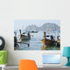 Mountains in distance Wall Mural