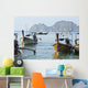 Mountains in distance Wall Mural