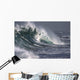 Hawaii, Big powerful wave break Wall Mural