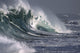 Hawaii, Big powerful wave break Wall Mural