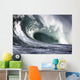 Hawaii, Big powerful wave break Wall Mural