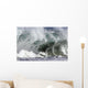Hawaii, Big powerful wave break Wall Mural