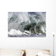 Hawaii, Big powerful wave break Wall Mural