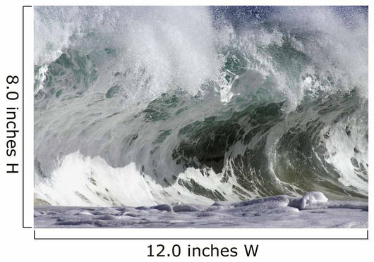 Hawaii, Big powerful wave break Wall Mural
