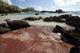 Hawaii, Maui, Hana, A sunny view of Koki Beach on a calm day Wall Mural