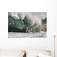 Hawaii, Big powerful wave break Wall Mural